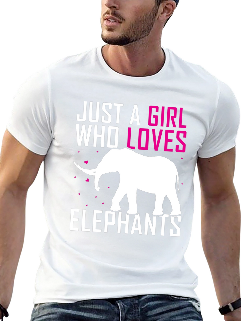 Just a Girl Who Loves Elephants T-Shirt
