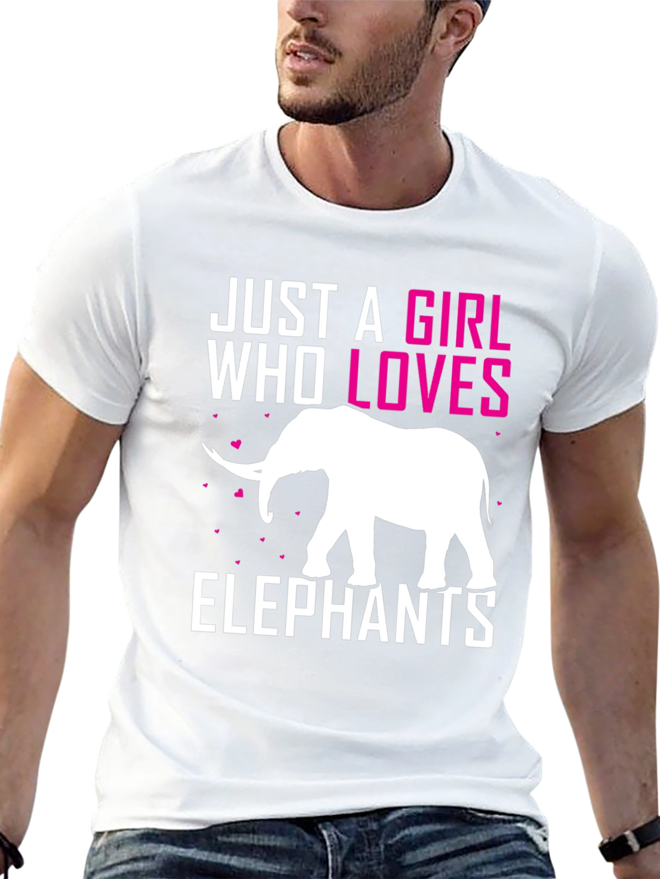 Just a Girl Who Loves Elephants T-Shirt