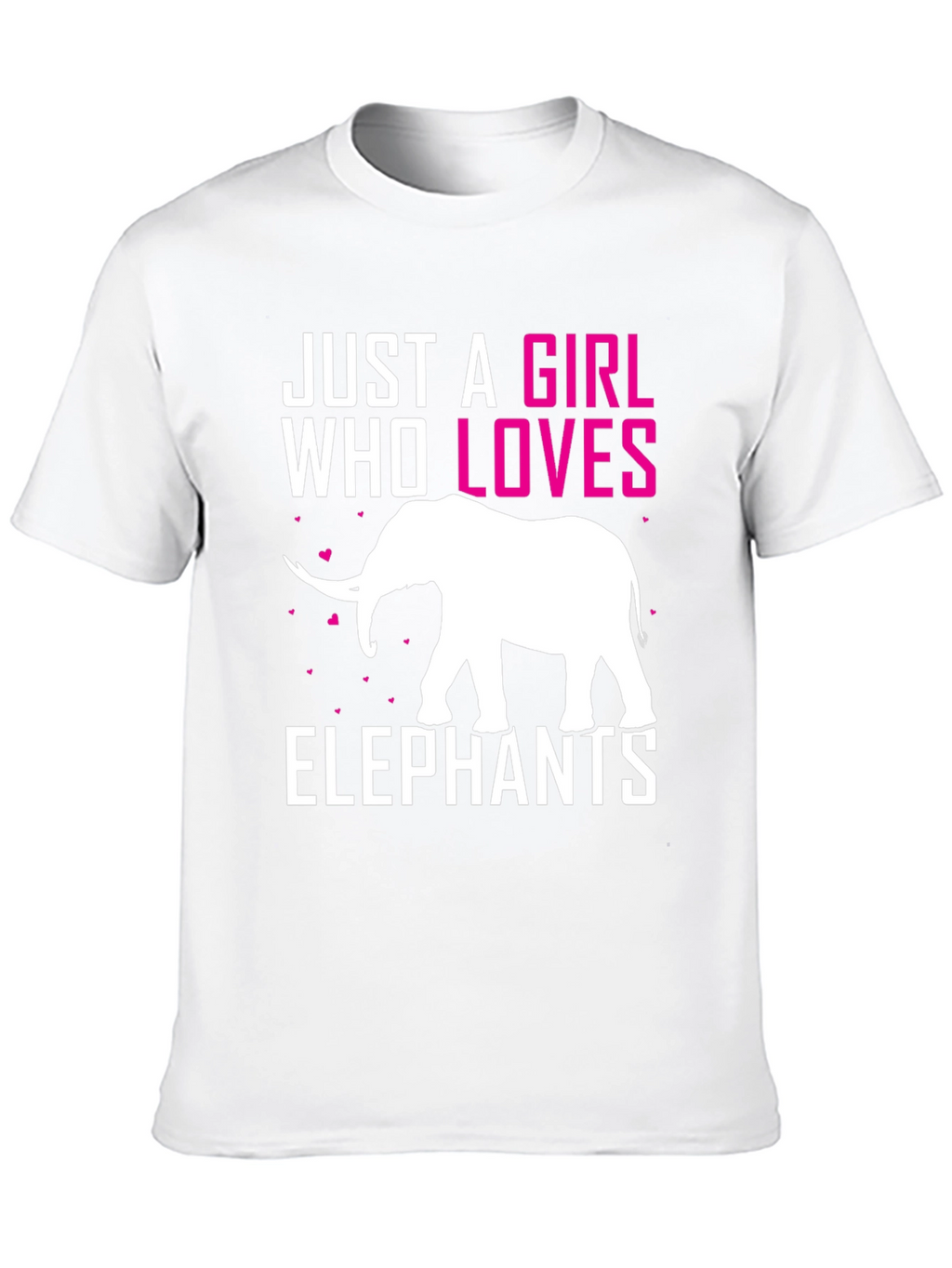 Just a Girl Who Loves Elephants T-Shirt