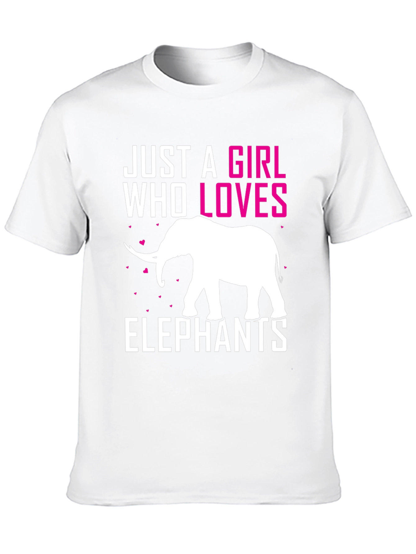 Just a Girl Who Loves Elephants T-Shirt