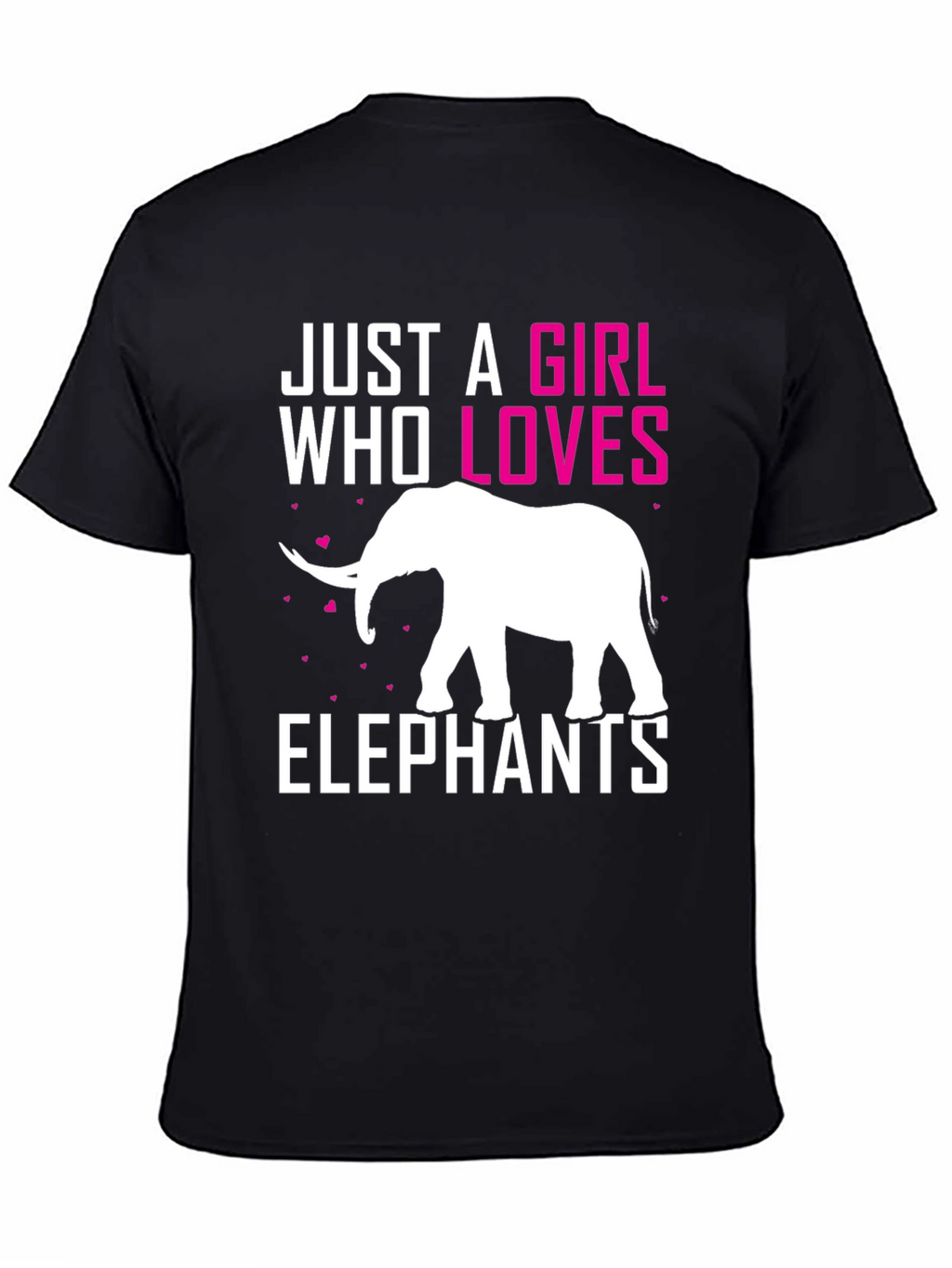 Just a Girl Who Loves Elephants T-Shirt