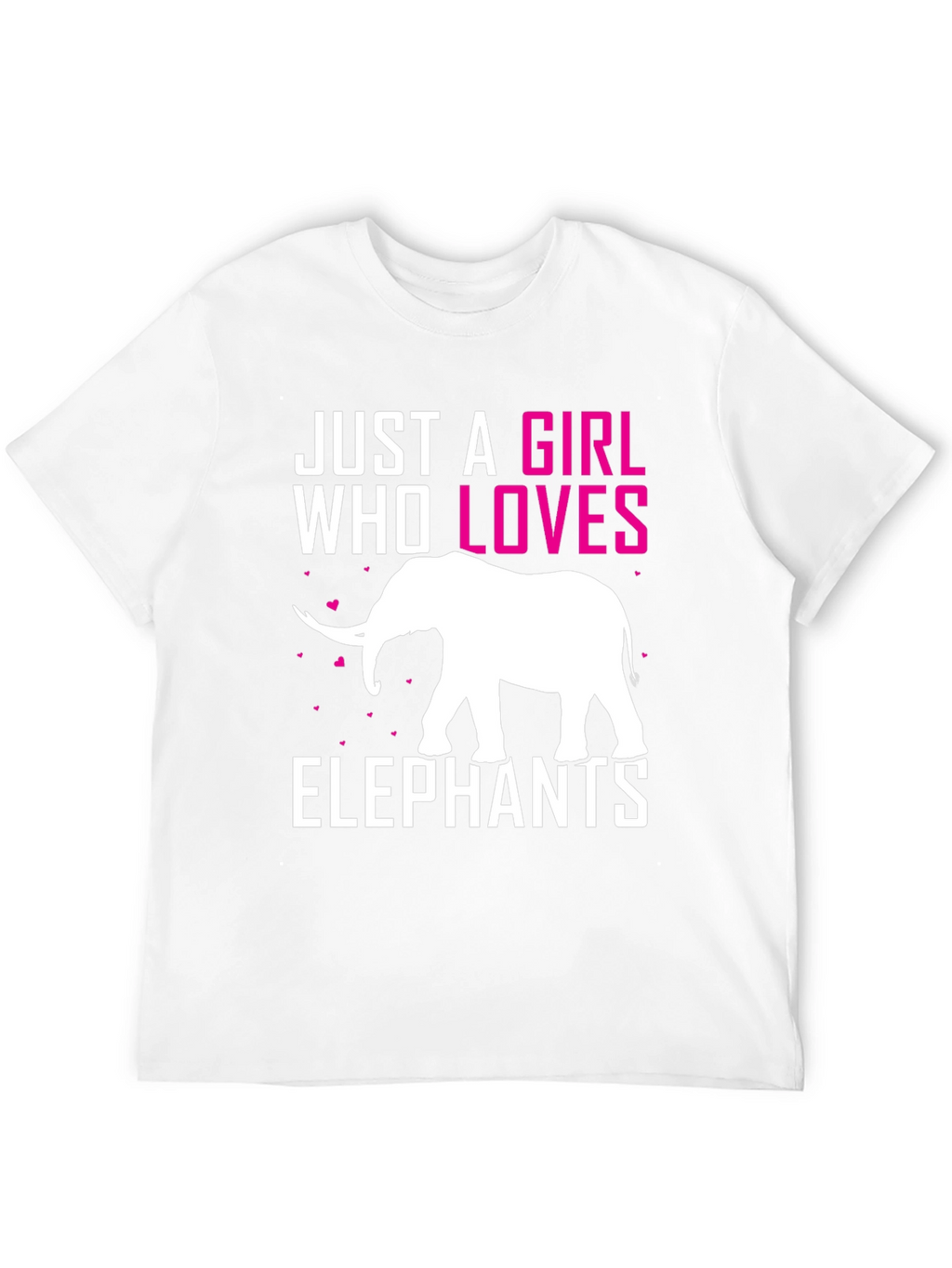 Just a Girl Who Loves Elephants T-Shirt
