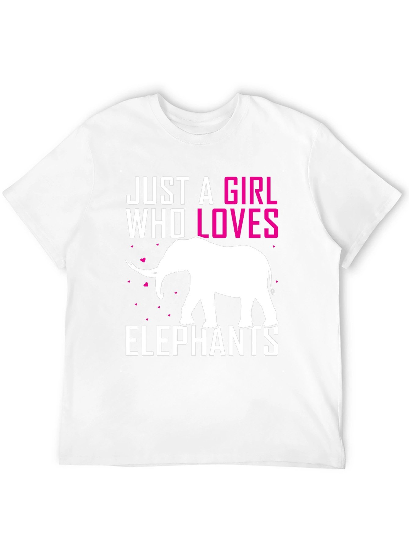 Just a Girl Who Loves Elephants T-Shirt