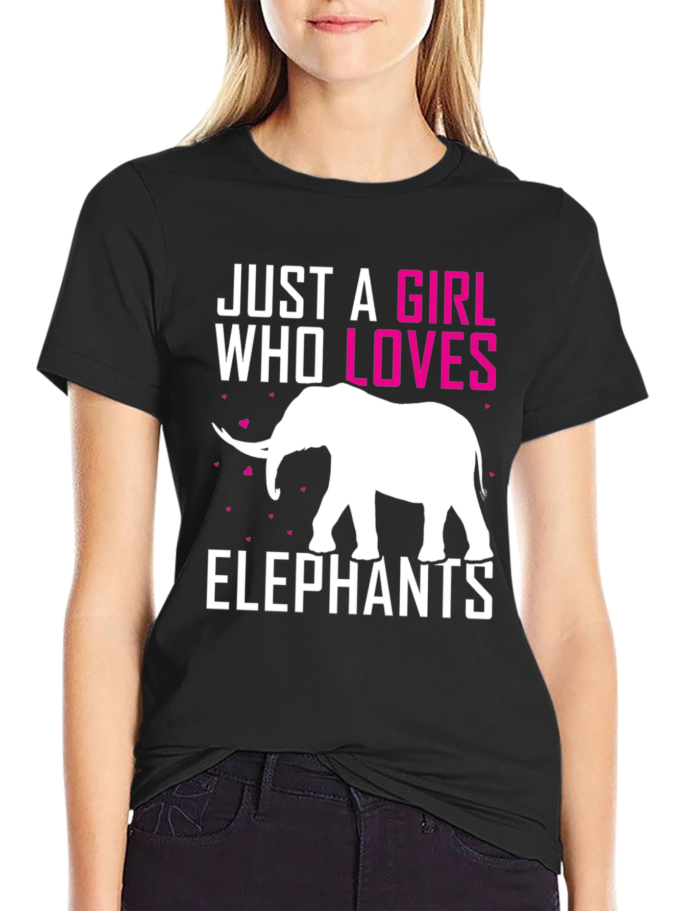 Just a Girl Who Loves Elephants T-Shirt