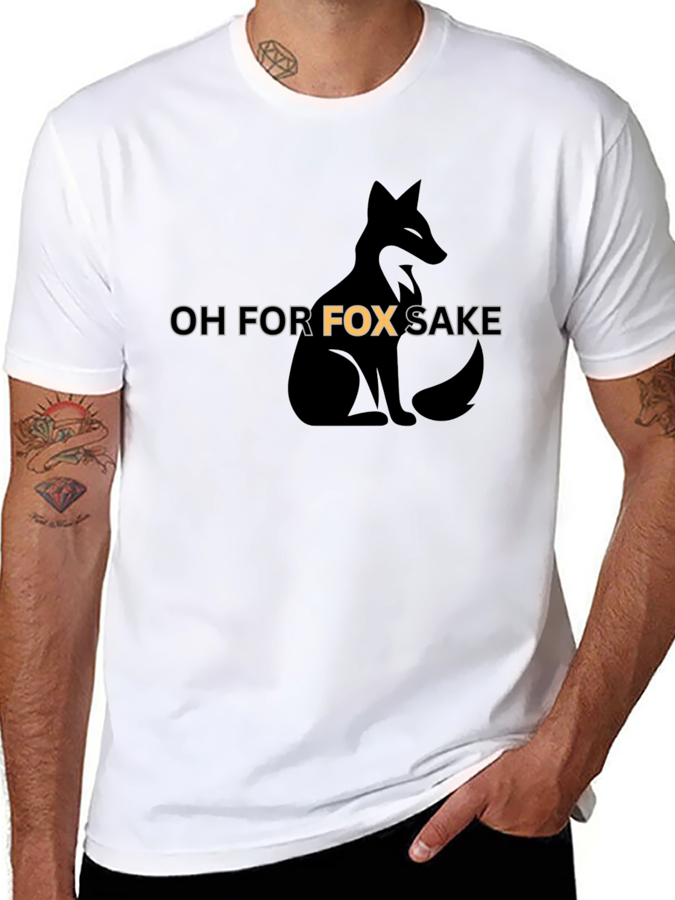 Oh For Fox Sake Funny Graphic Tee