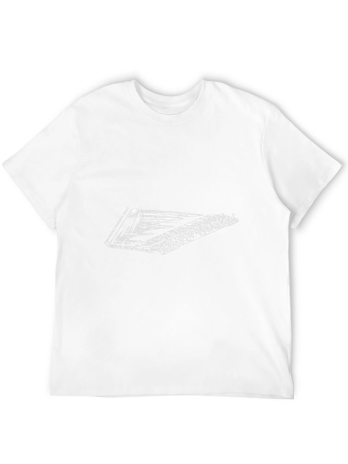 Black T-Shirt with Dulcimer Graphic