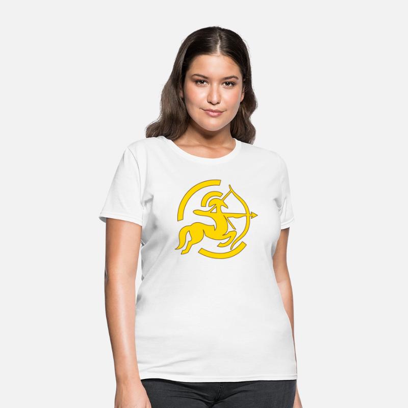 Zodiac Sagittarius Arc Icon Minimalistic Gold