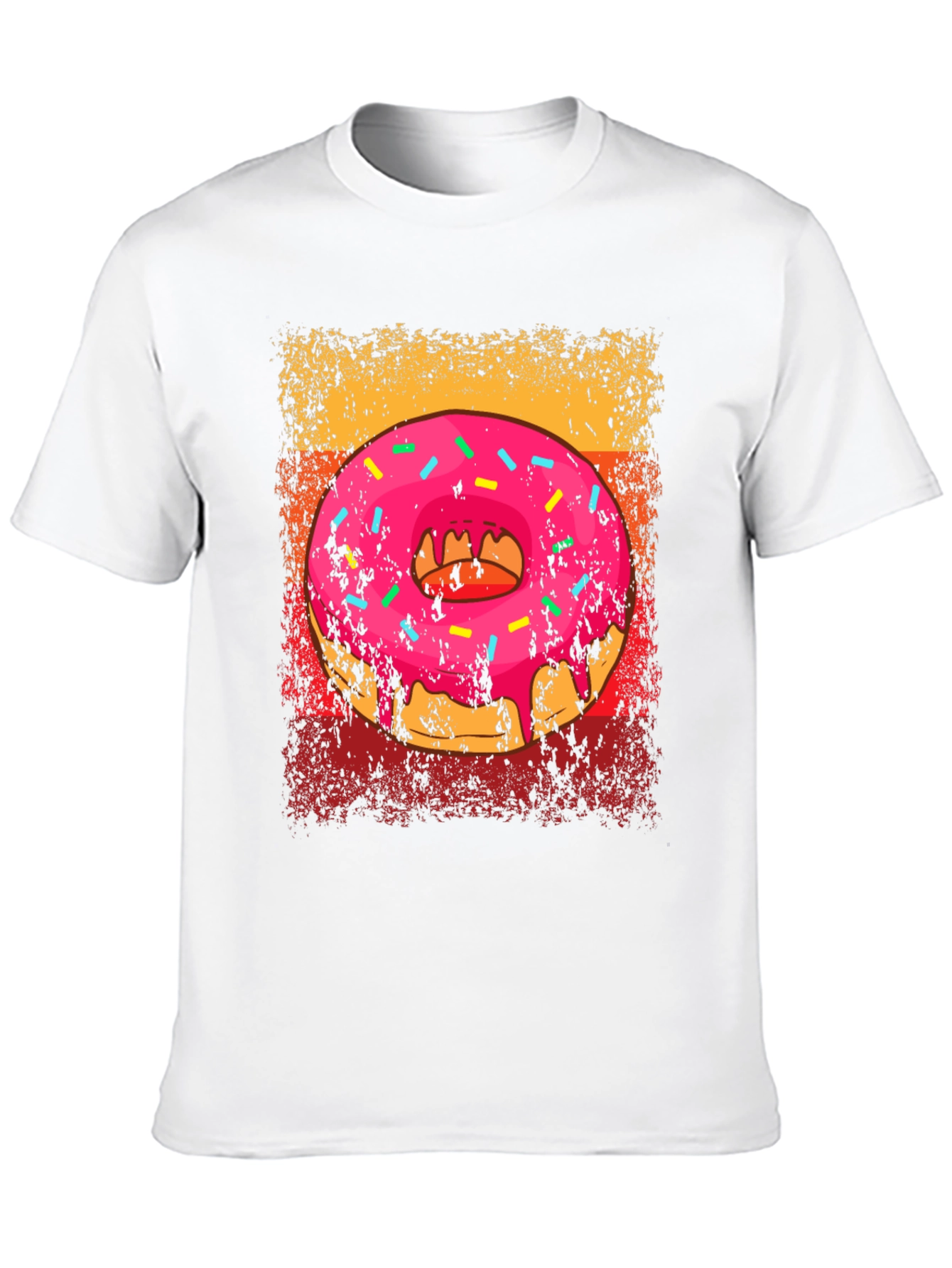 Retro Donut Graphic Tee - Sweet Treat Style!