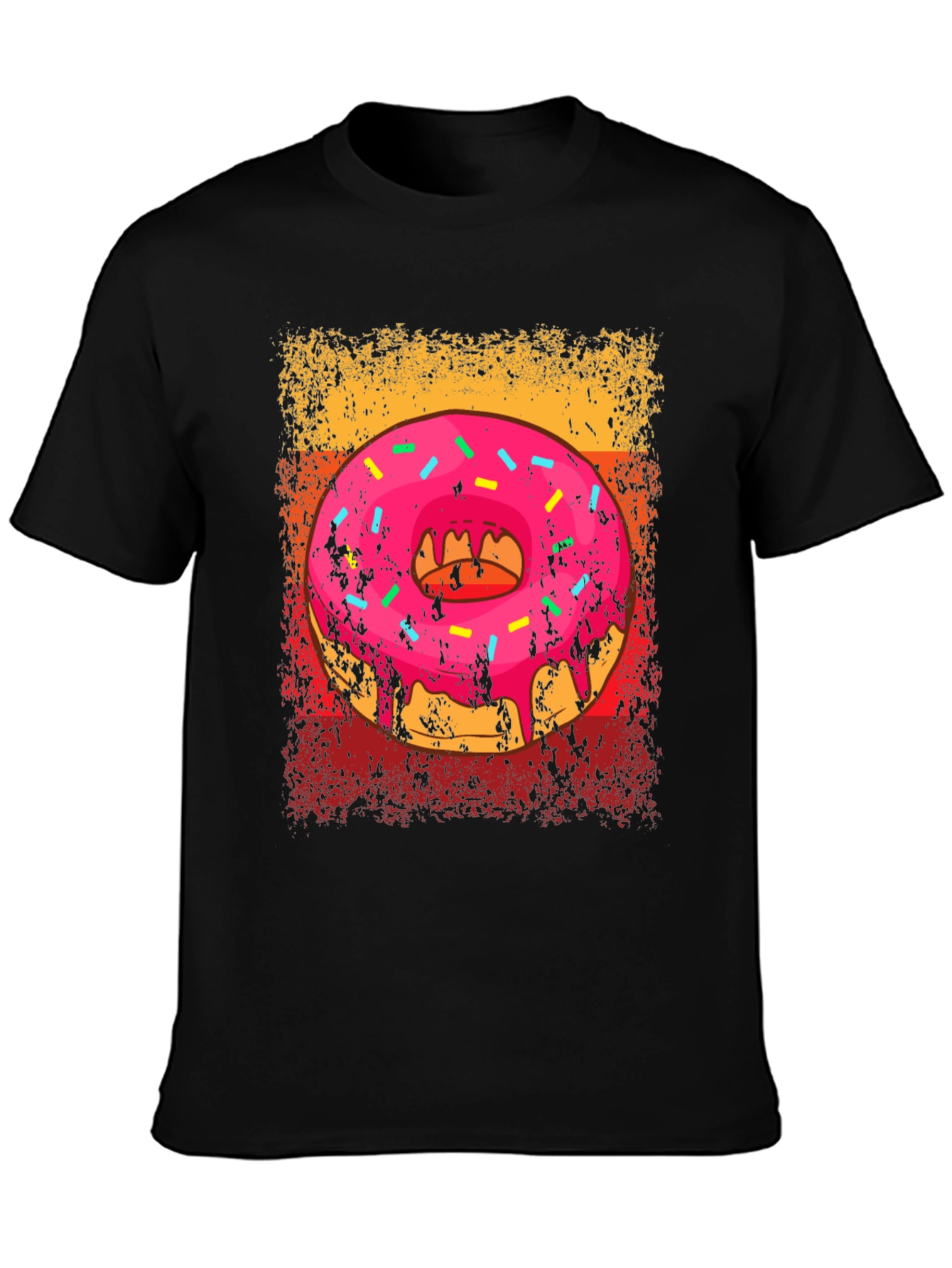 Retro Donut Graphic Tee - Sweet Treat Style!