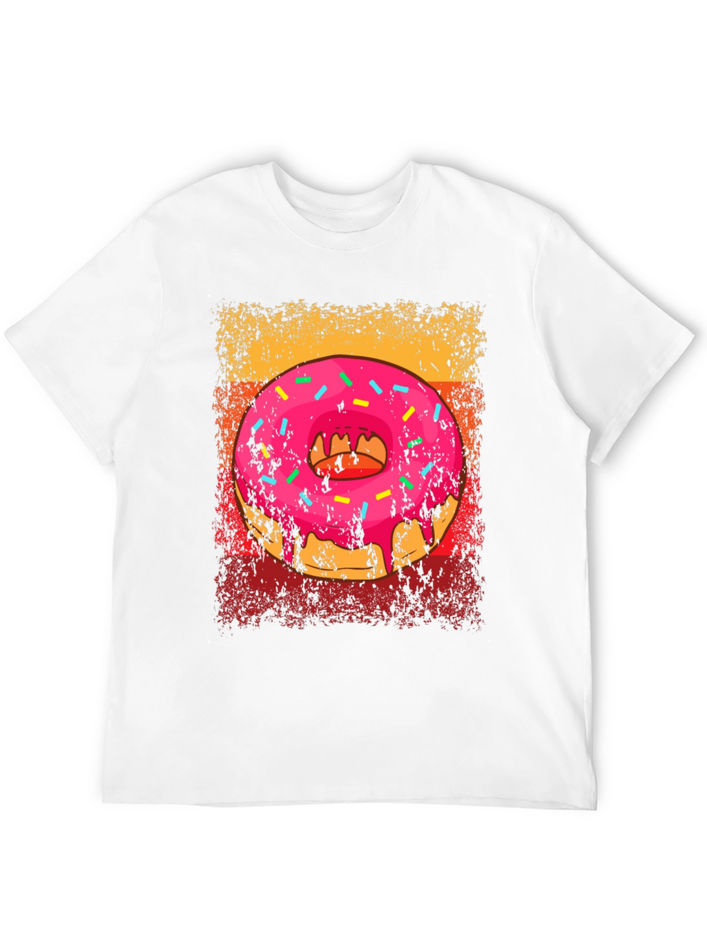 Retro Donut Graphic Tee - Sweet Treat Style!
