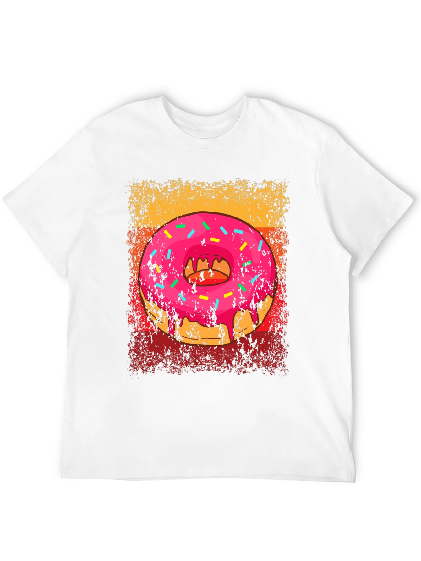 Retro Donut Graphic Tee - Sweet Treat Style!