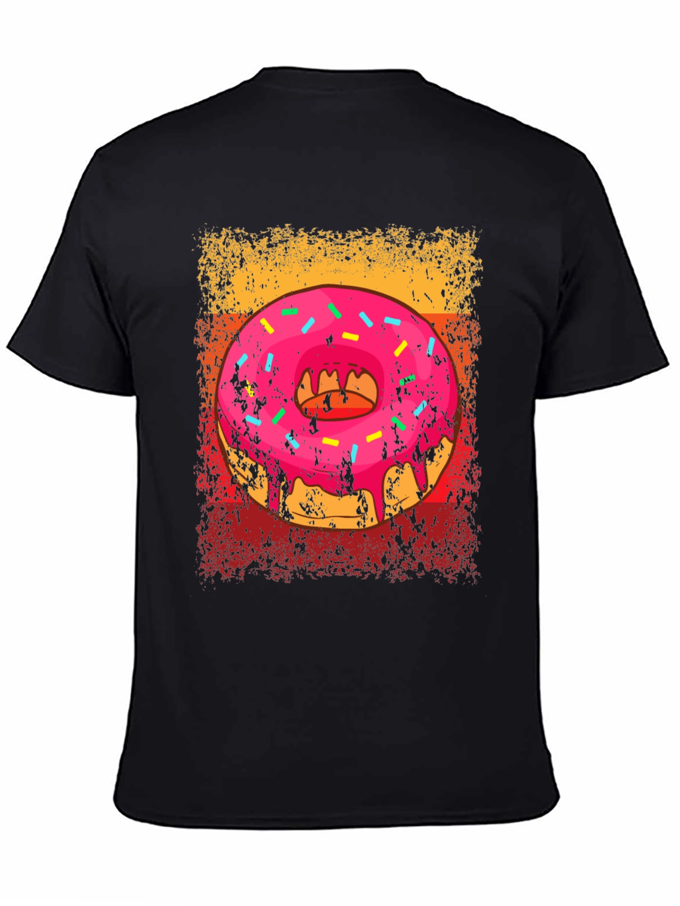 Retro Donut Graphic Tee - Sweet Treat Style!