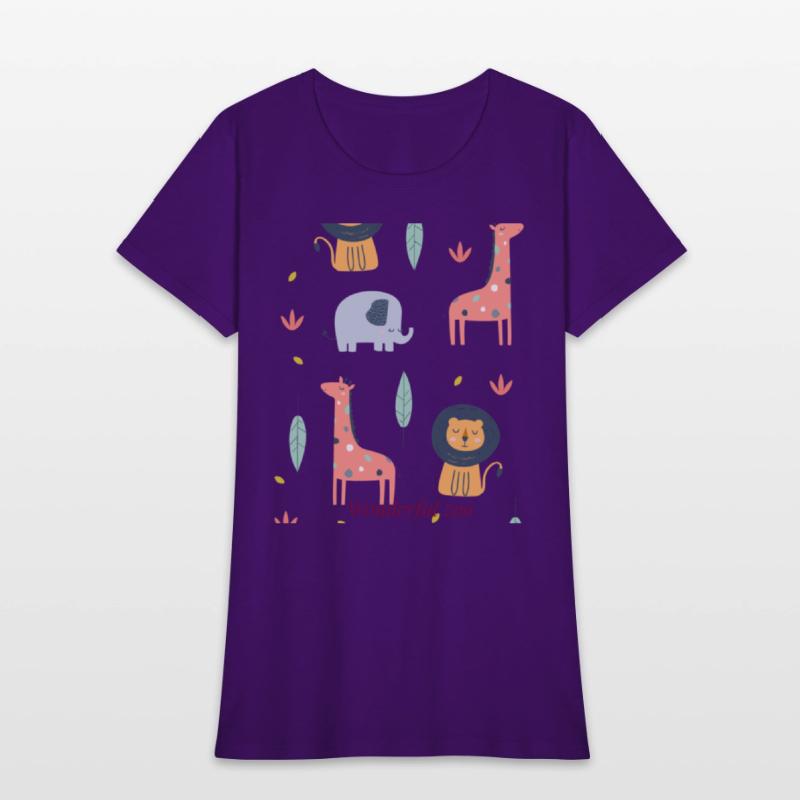 zoo t-shirt designs on canvas