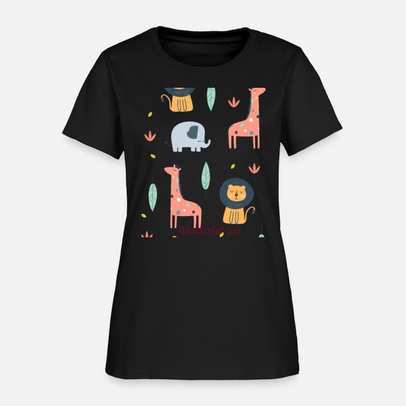 zoo t-shirt designs on canvas