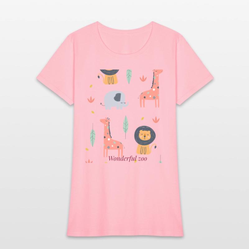 zoo t-shirt designs on canvas