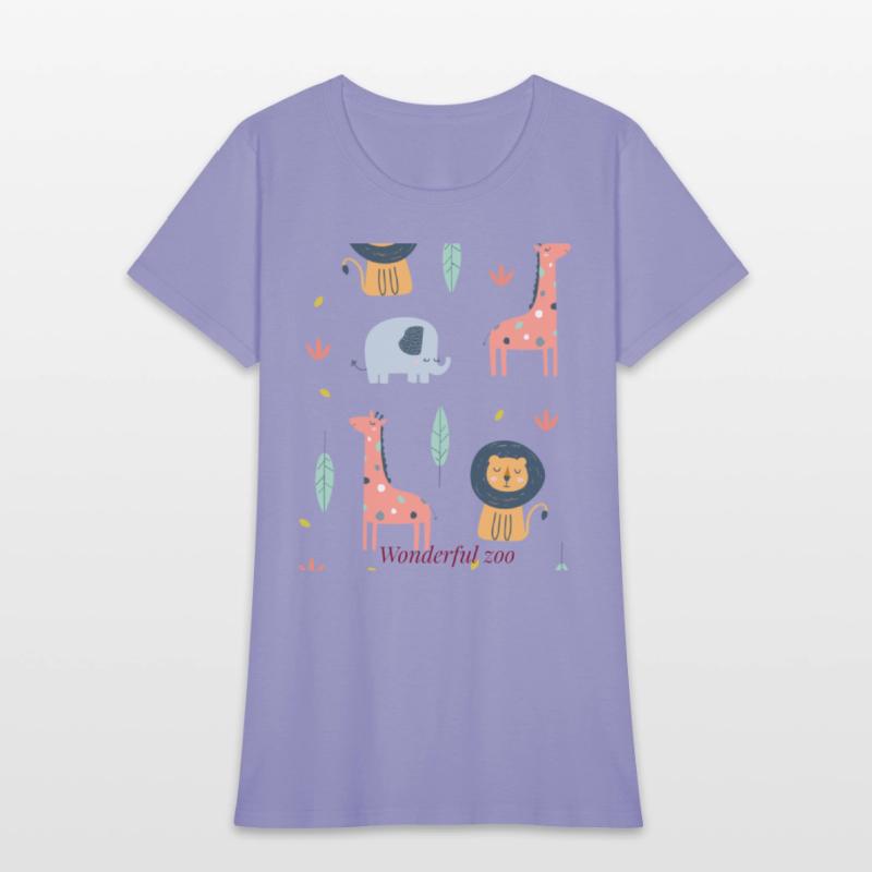 zoo t-shirt designs on canvas