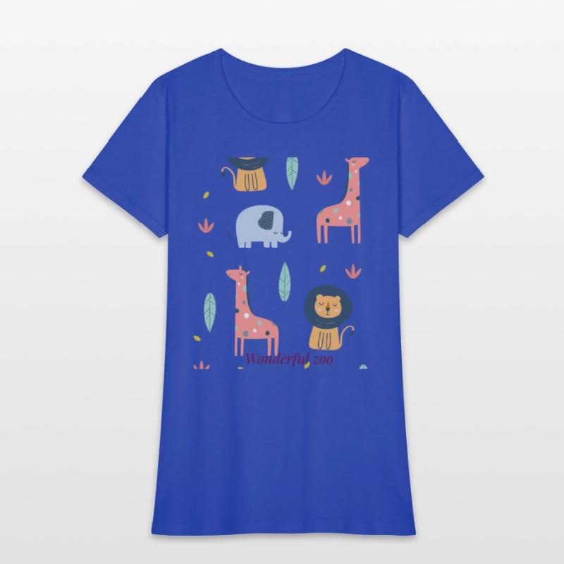 zoo t-shirt designs on canvas