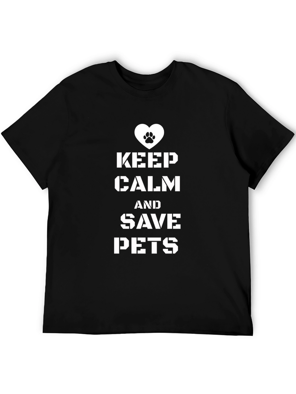 Keep Calm & Save Pets T-Shirt Pet Rescue Tee