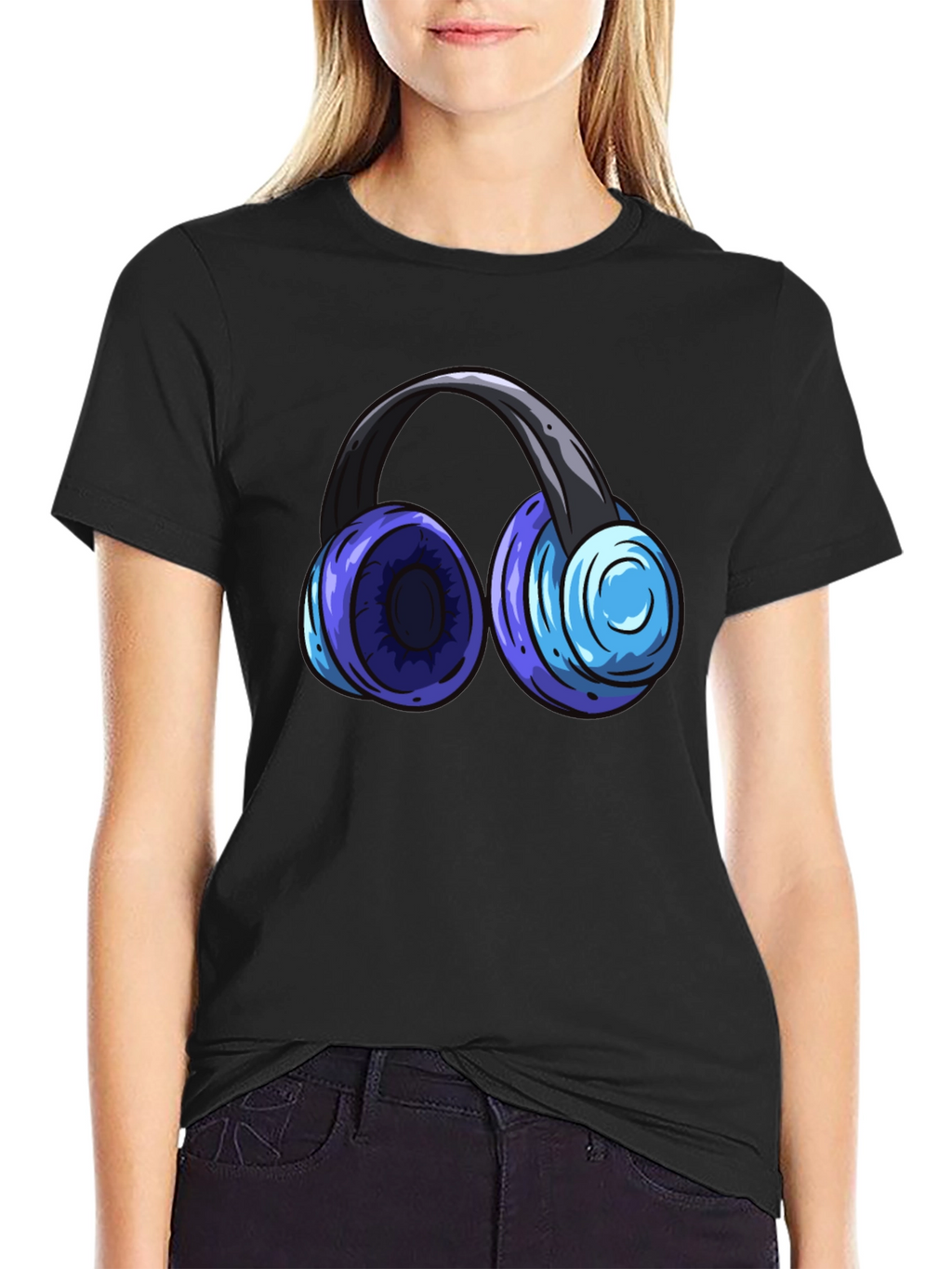 Headphone Graphic T-Shirt - Music Lover Tee