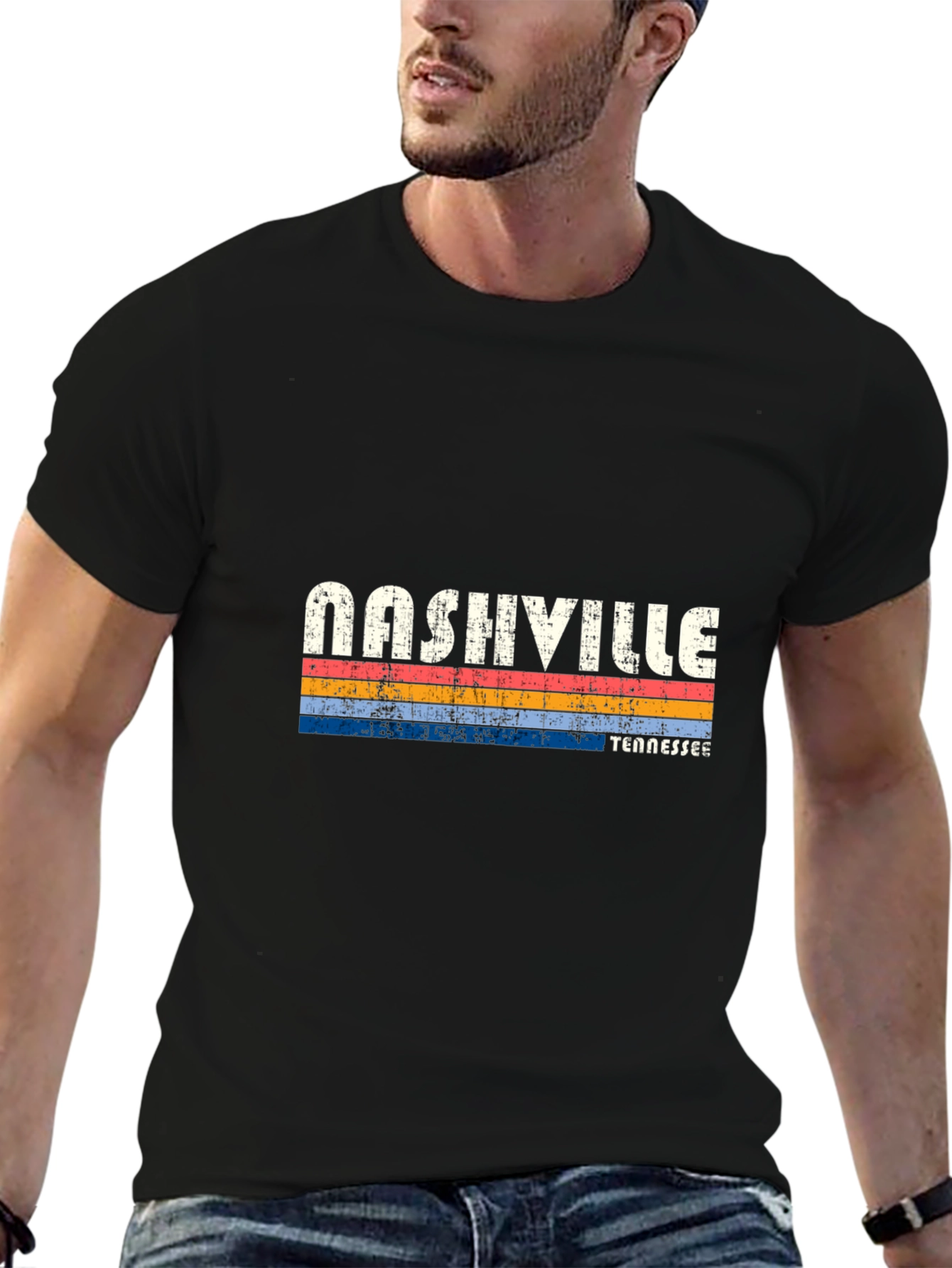 Nashville Tennessee Retro Graphic T-Shirt