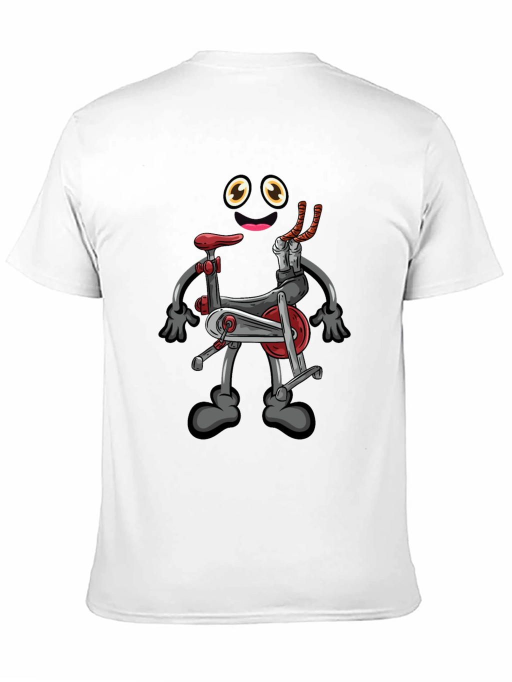 Cartoon Exercise Bike Graphic Tee