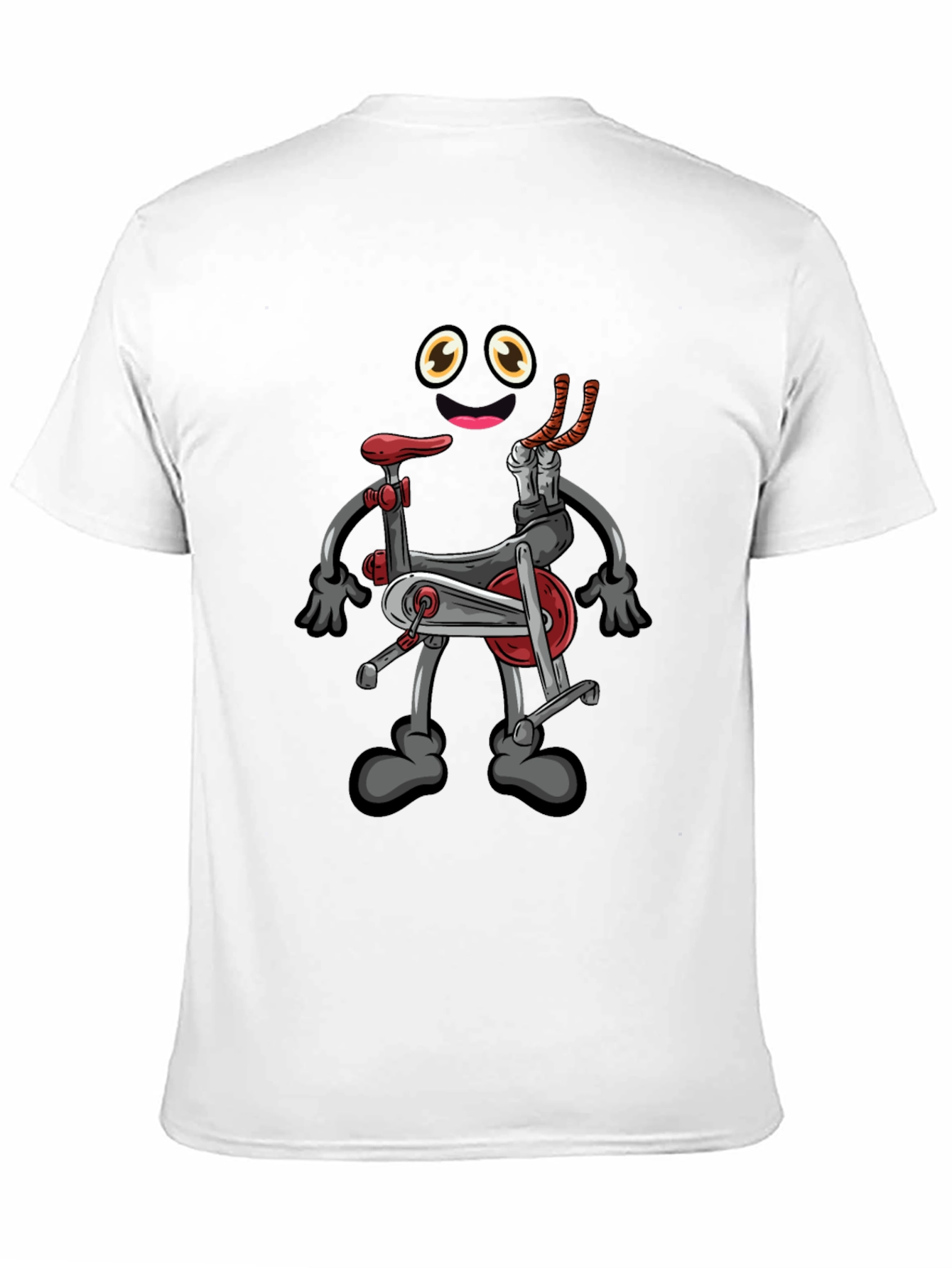 Cartoon Exercise Bike Graphic Tee