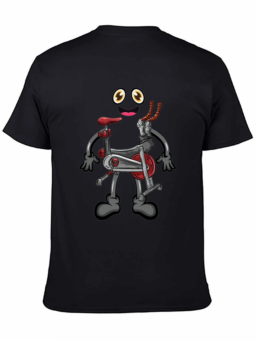 Cartoon Exercise Bike Graphic Tee