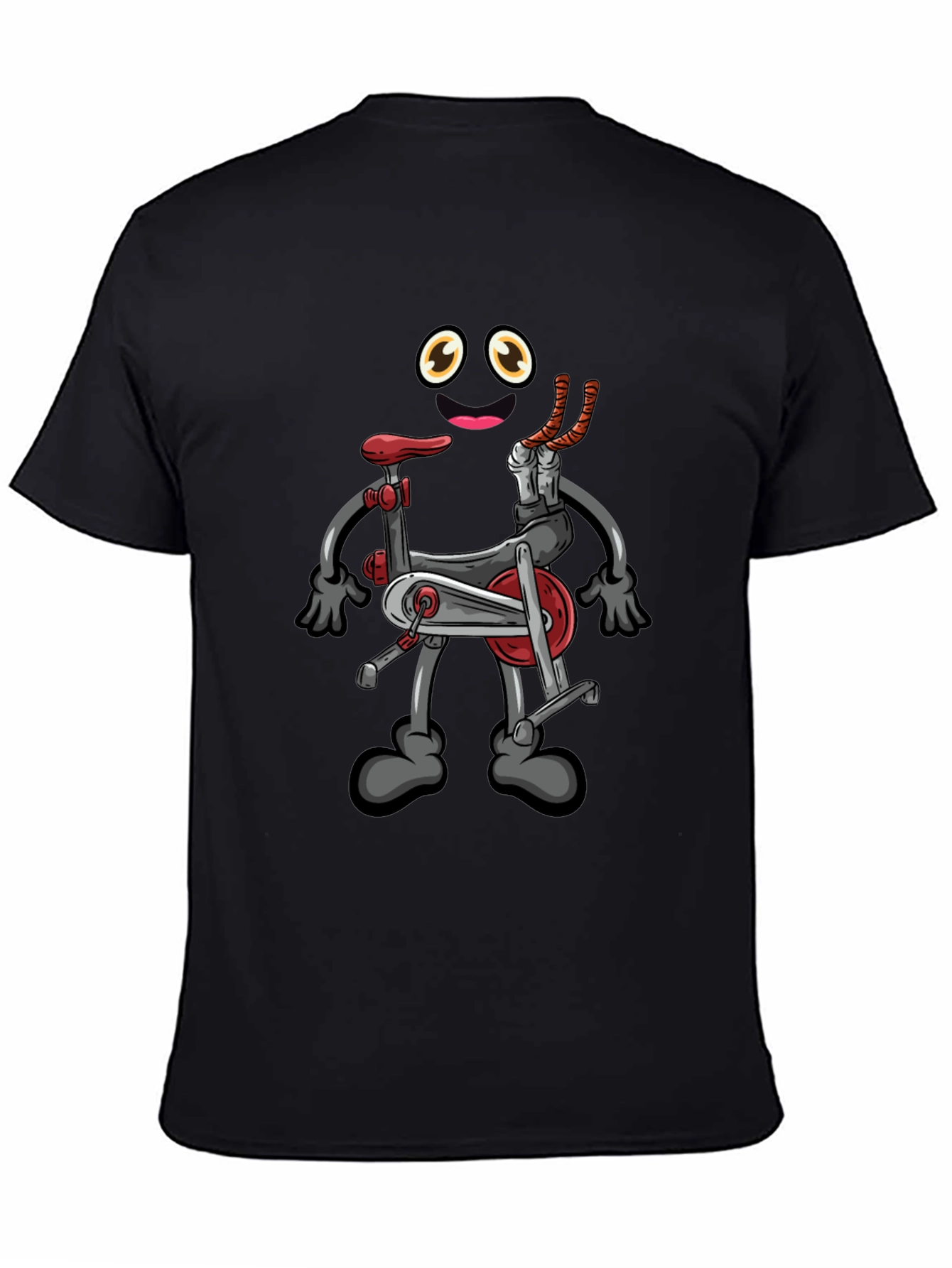 Cartoon Exercise Bike Graphic Tee