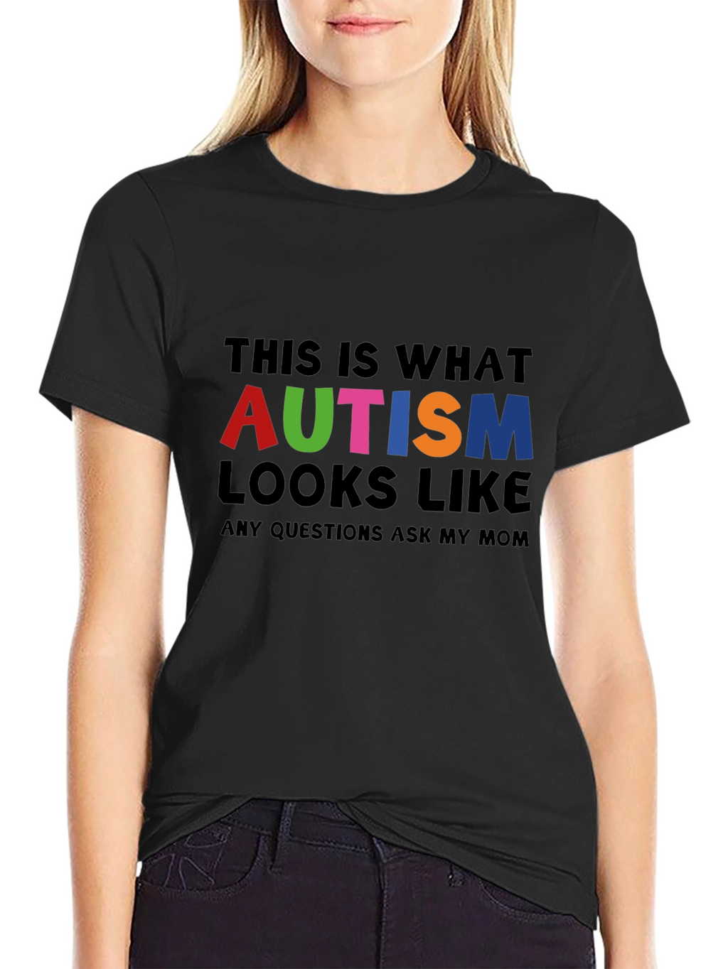 Autism Awareness T-Shirt - Ask My Mom