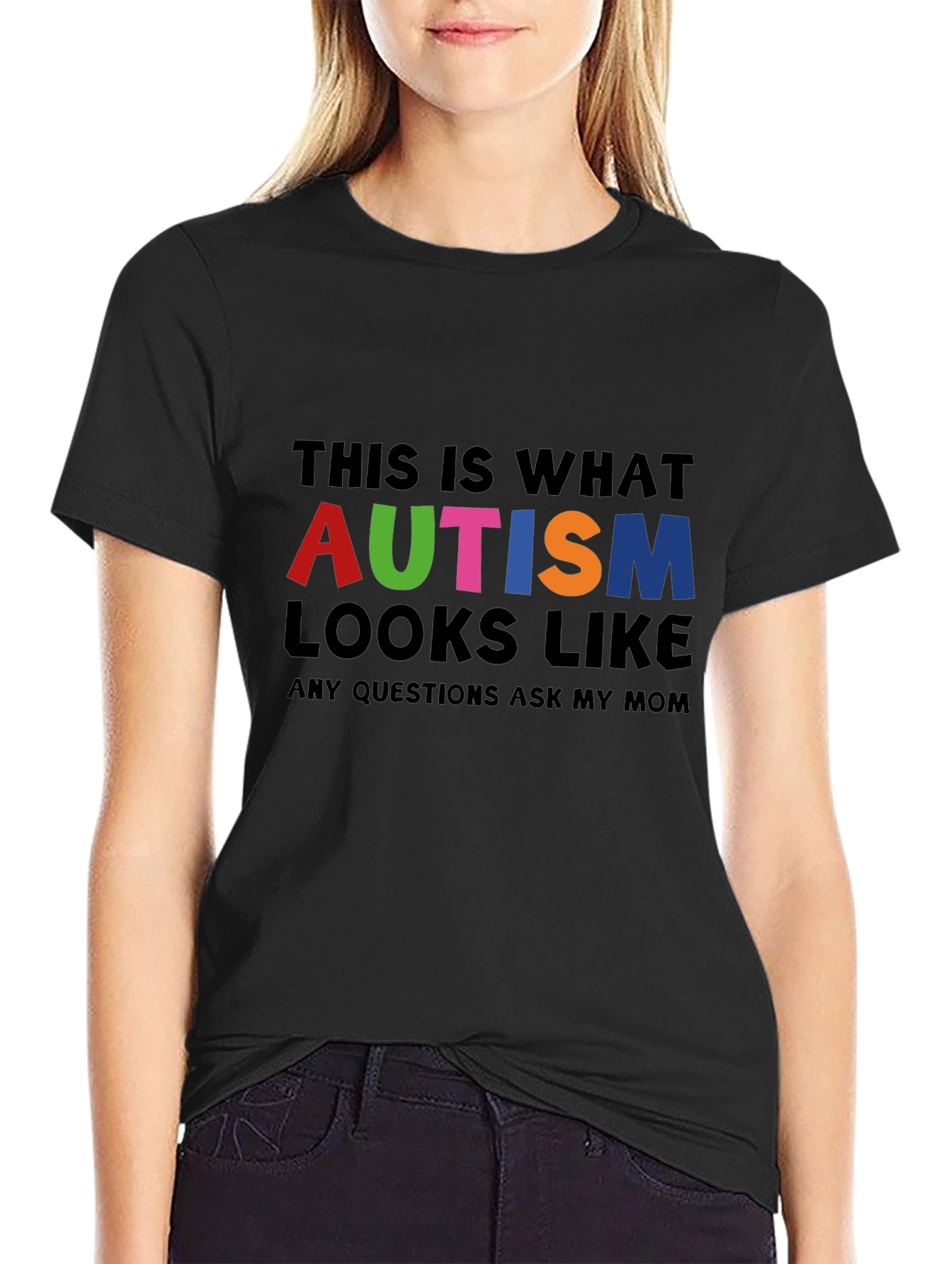 Autism Awareness T-Shirt - Ask My Mom