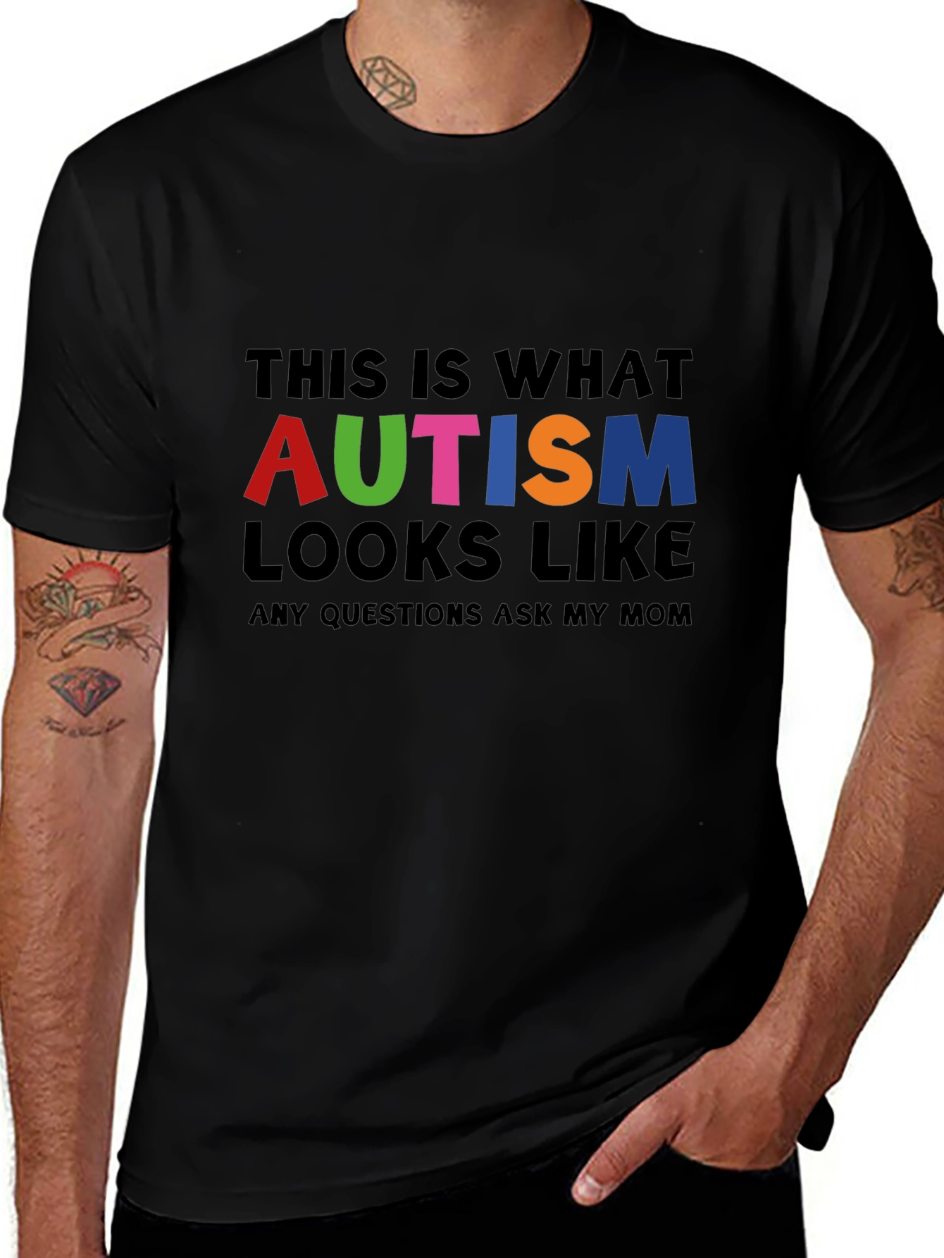 Autism Awareness T-Shirt - Ask My Mom