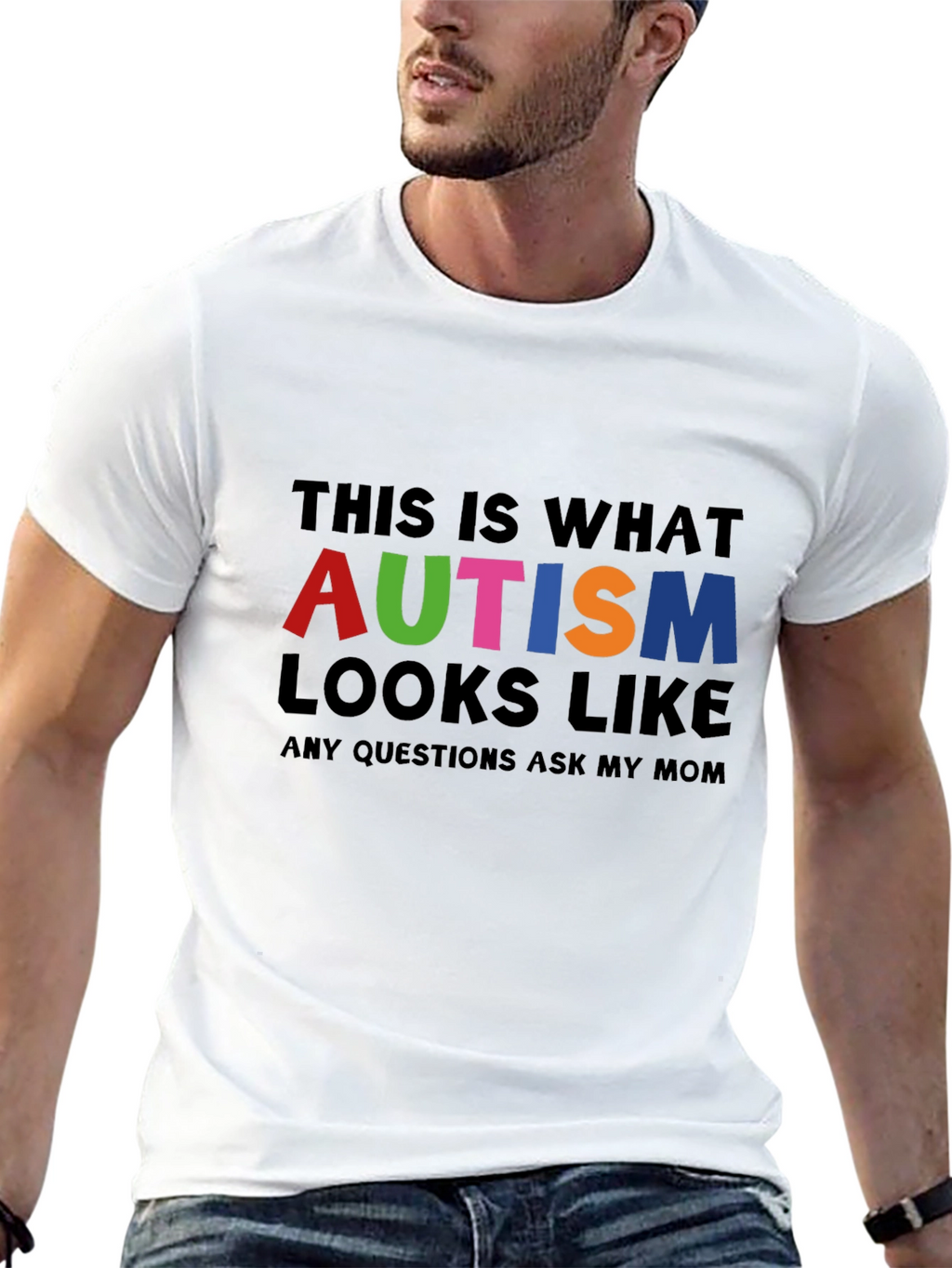 Autism Awareness T-Shirt - Ask My Mom