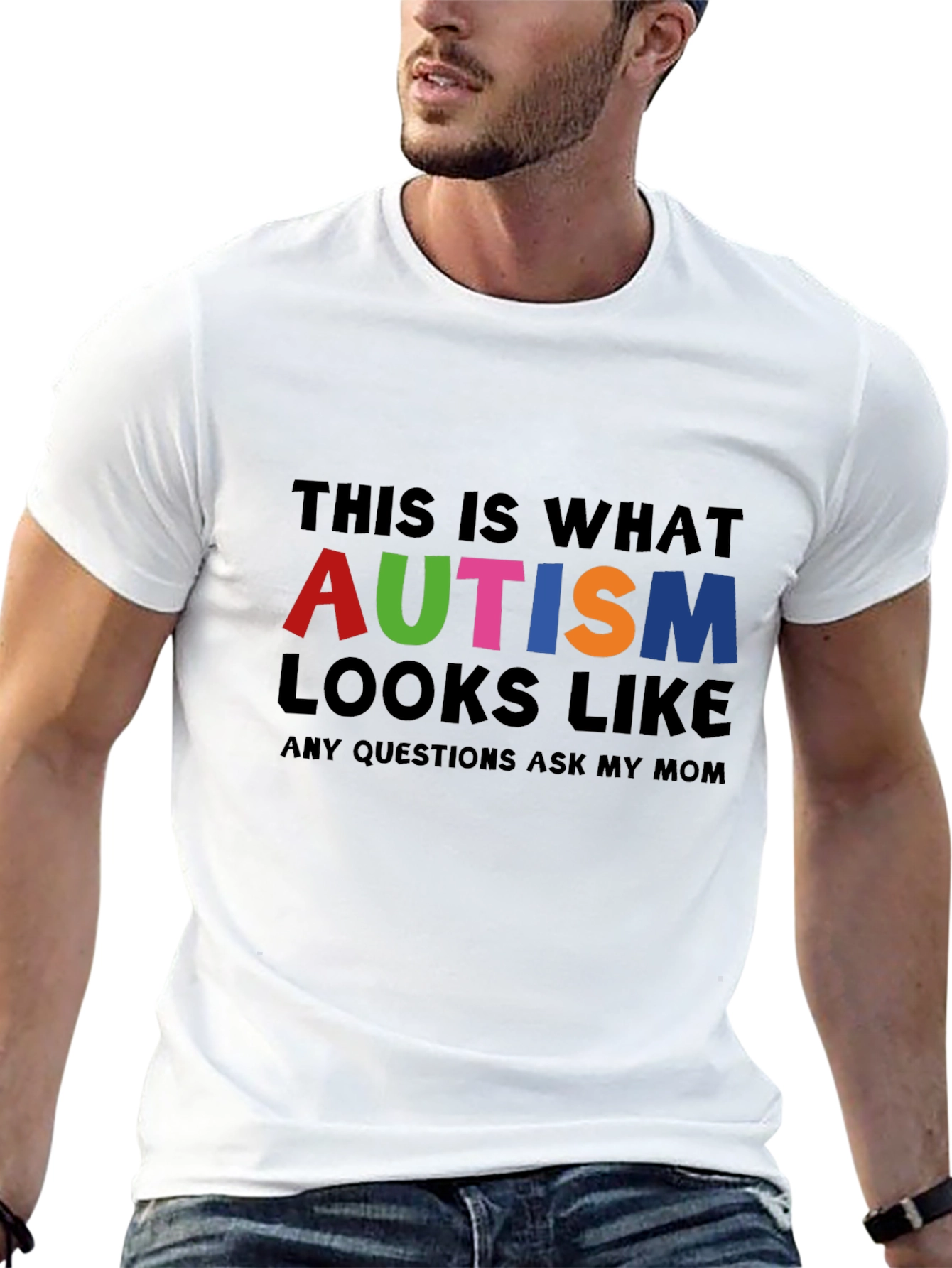 Autism Awareness T-Shirt - Ask My Mom