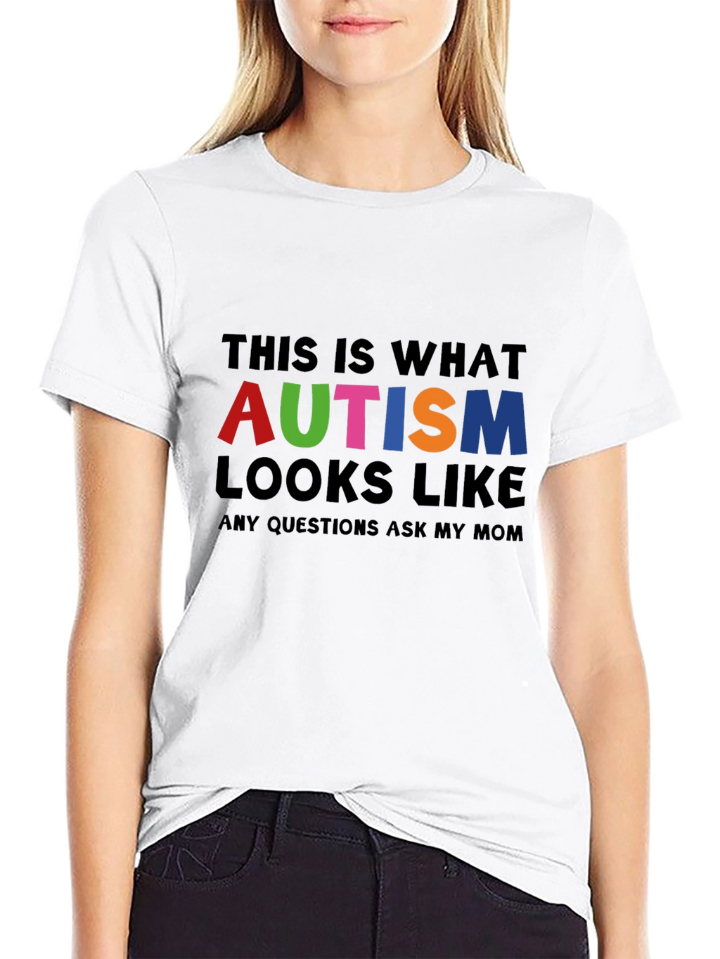 Autism Awareness T-Shirt - Ask My Mom