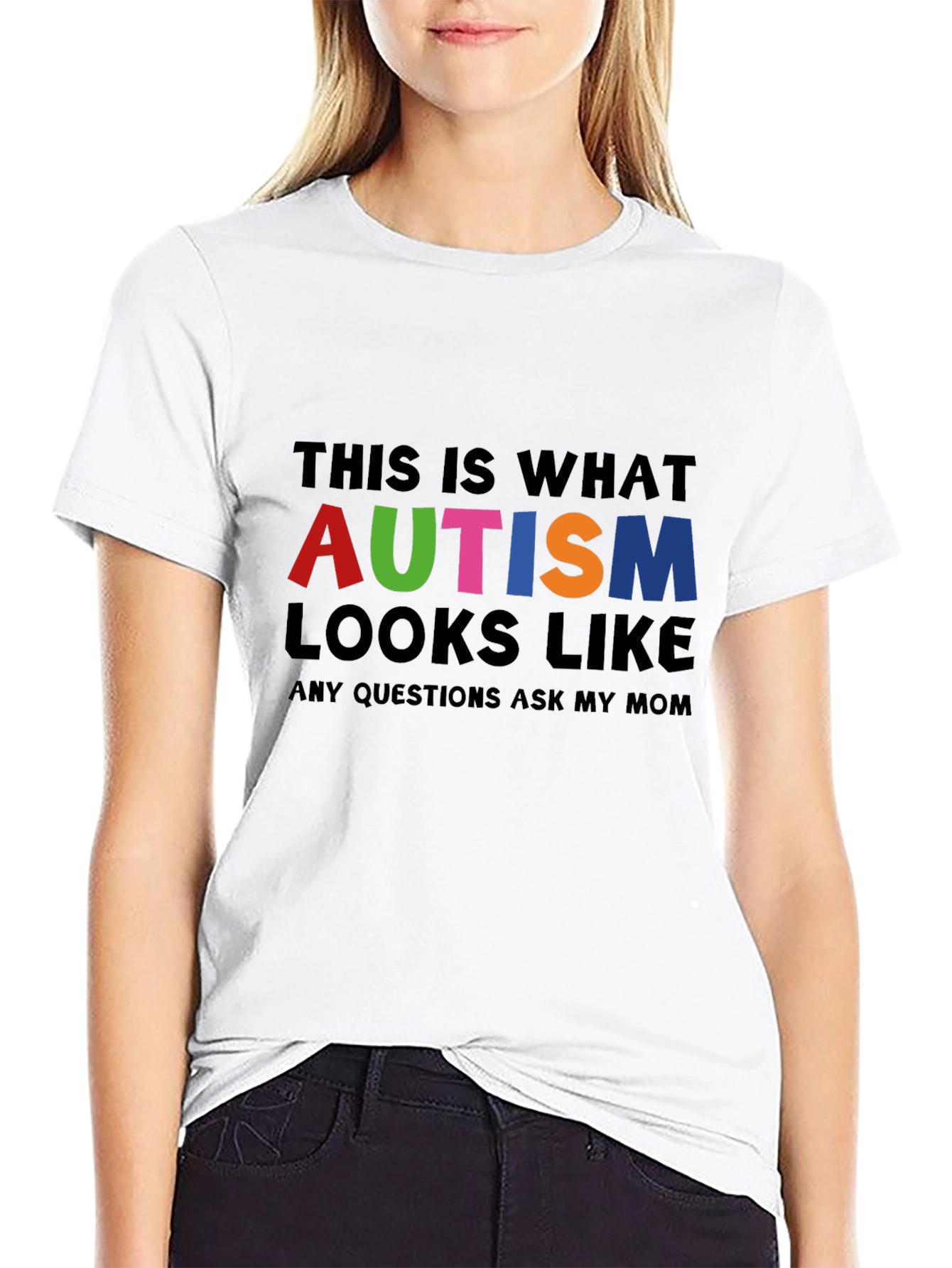 Autism Awareness T-Shirt - Ask My Mom