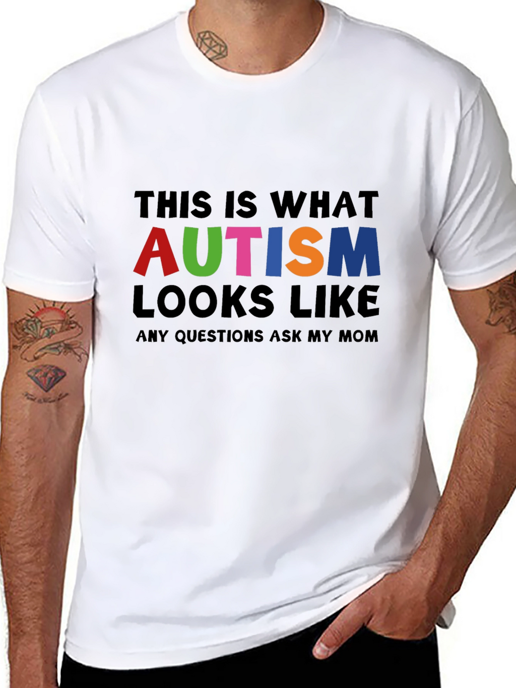 Autism Awareness T-Shirt - Ask My Mom