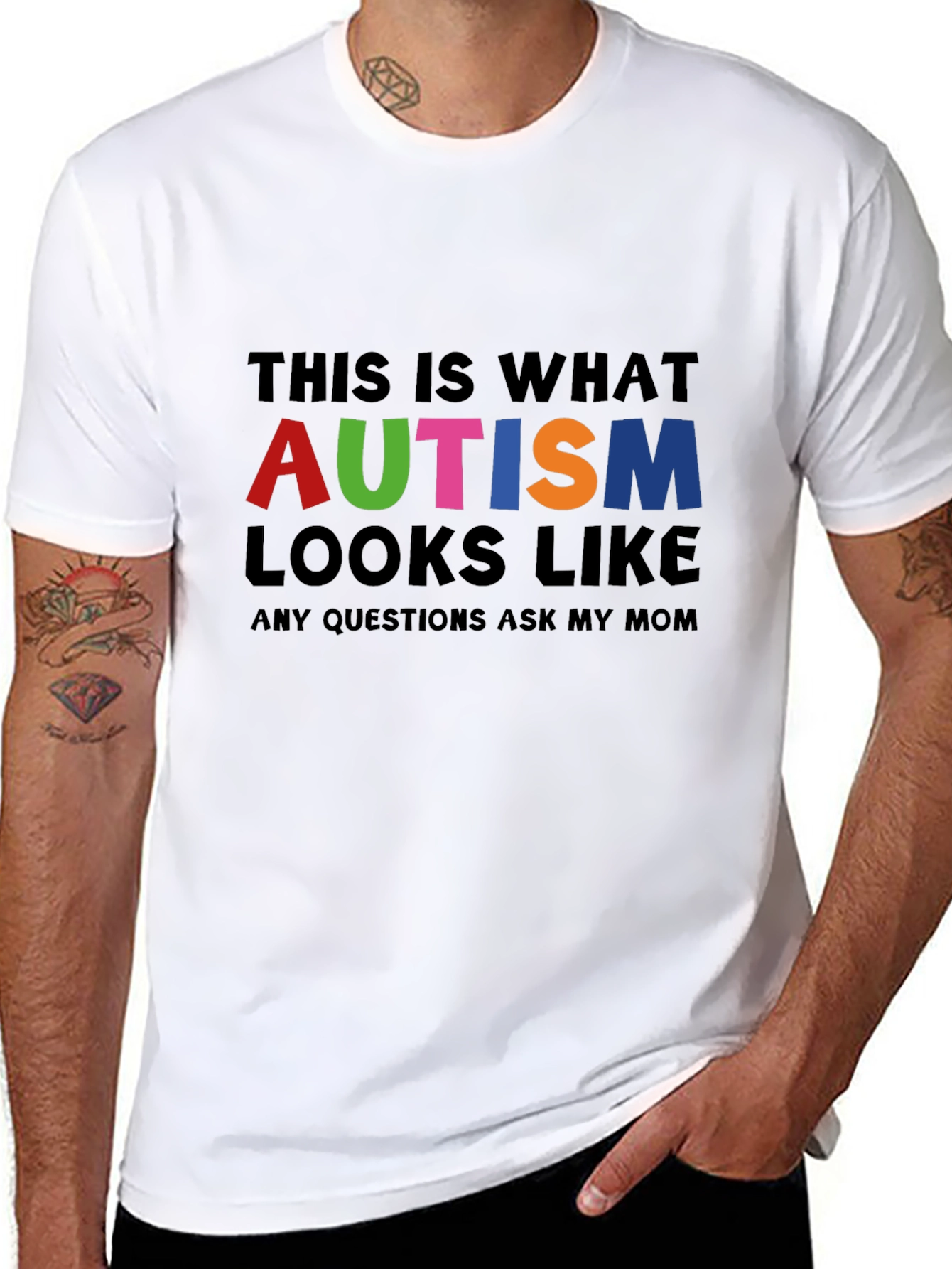 Autism Awareness T-Shirt - Ask My Mom