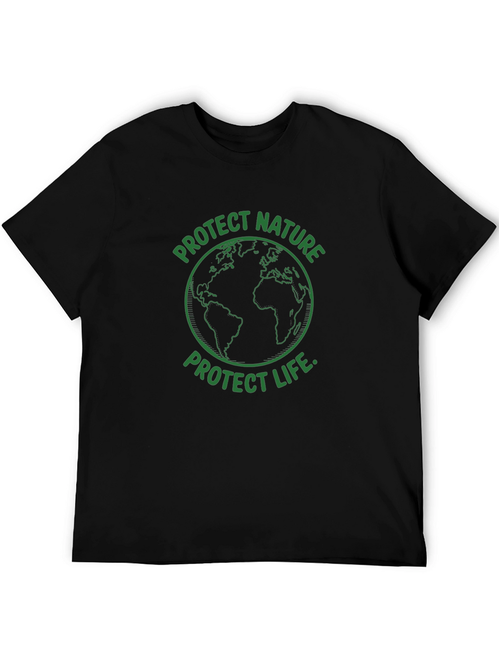 Protect Nature Protect Life Earth Graphic Tee