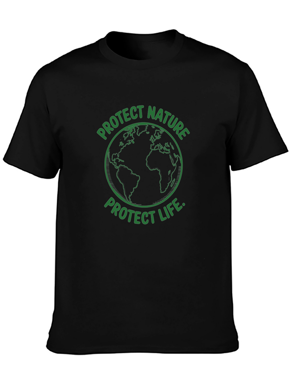 Protect Nature Protect Life Earth Graphic Tee