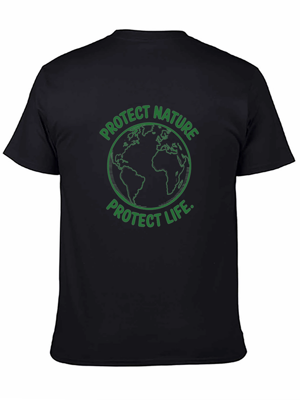Protect Nature Protect Life Earth Graphic Tee