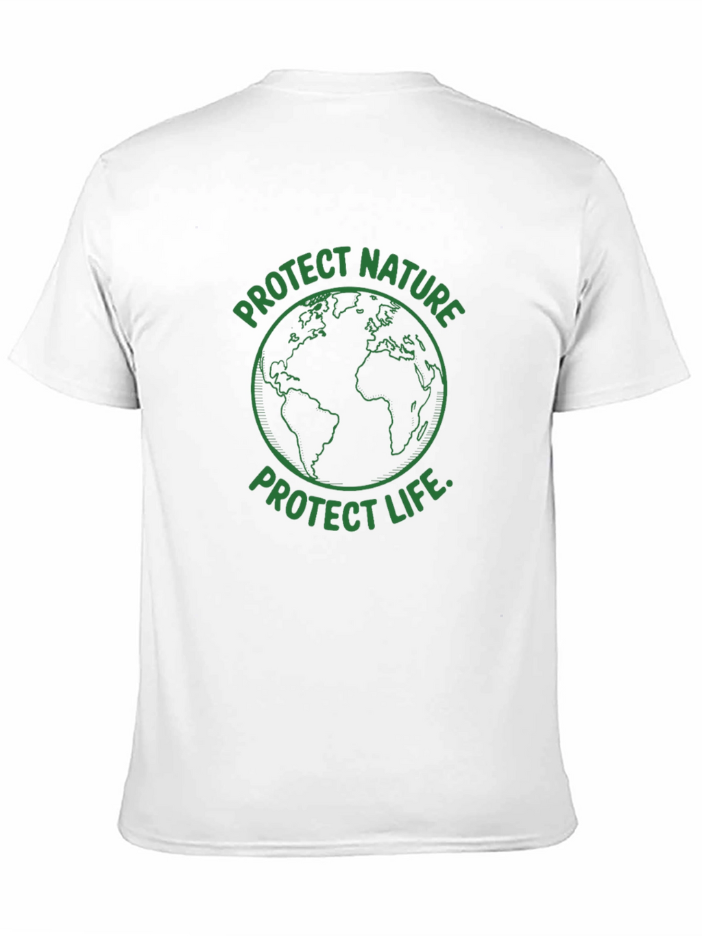 Protect Nature Protect Life Earth Graphic Tee