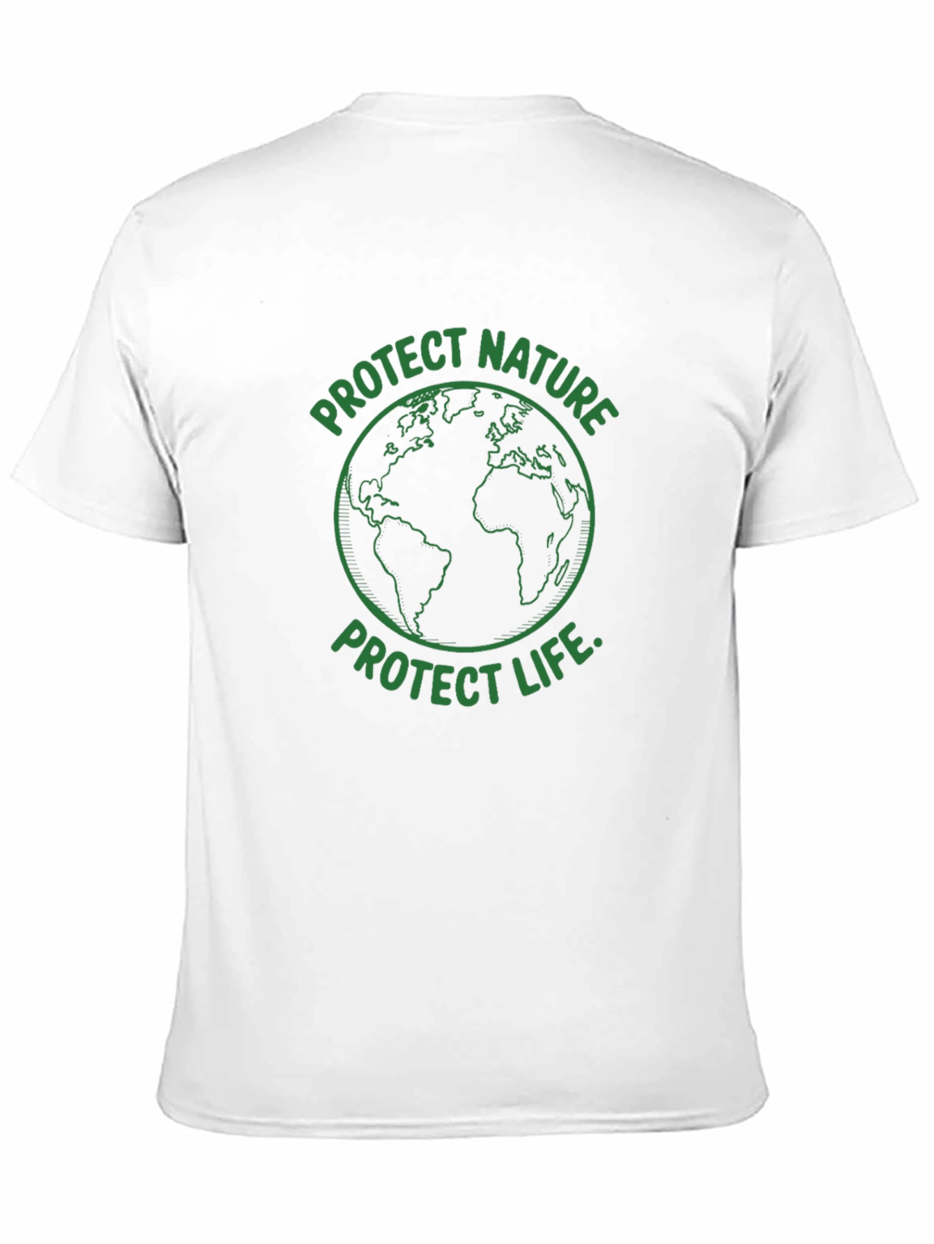 Protect Nature Protect Life Earth Graphic Tee